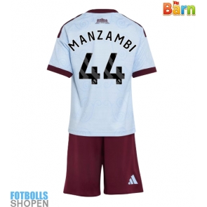 Billiga Aston Villa Johan Manzambi #44 Tredjeställ Barn 2026-27 Kortärmad (+ Korta byxor)